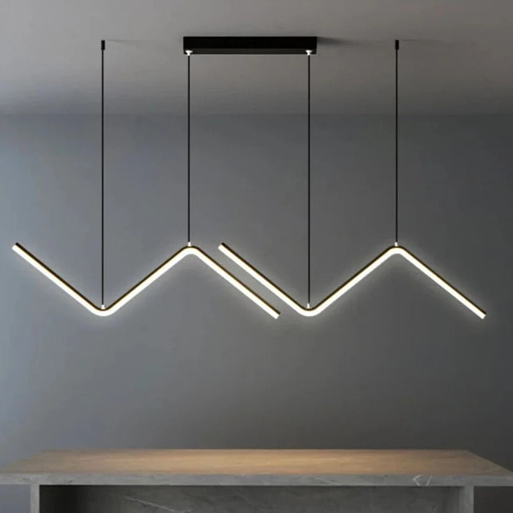 wave pendant light