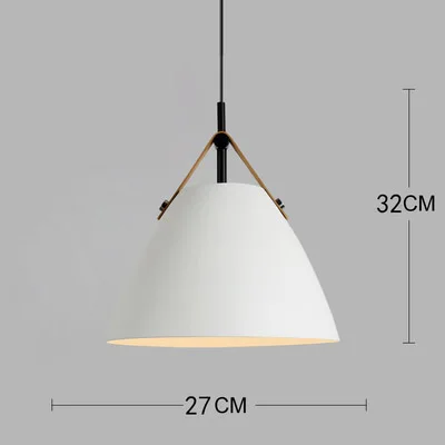 white cone pendant light