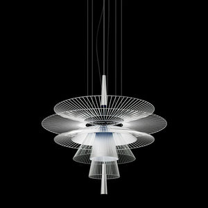 white modern gravity 1 pendant light