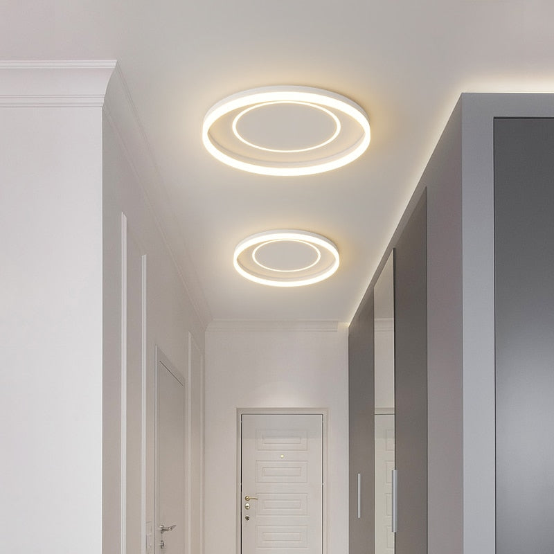 white round flush mount ceiling light