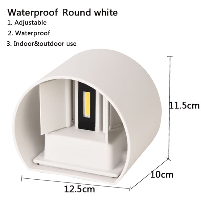 white up down light waterproof