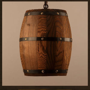 wine barrel wood pendants