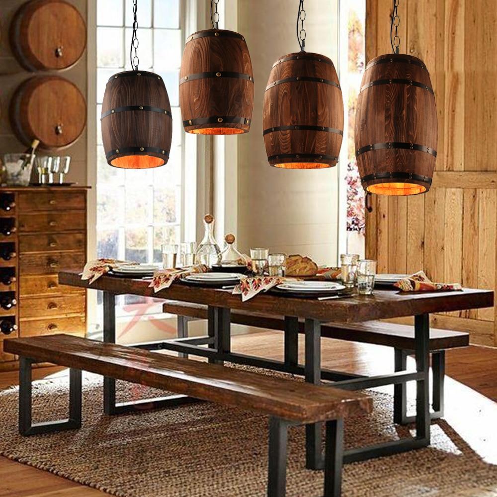 wood pendant lamp dining room
