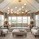 Modern branch chandelier for living room