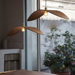 wood pendant light shade