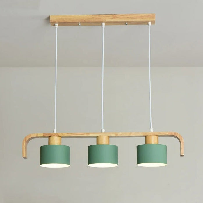 wooden chandelier