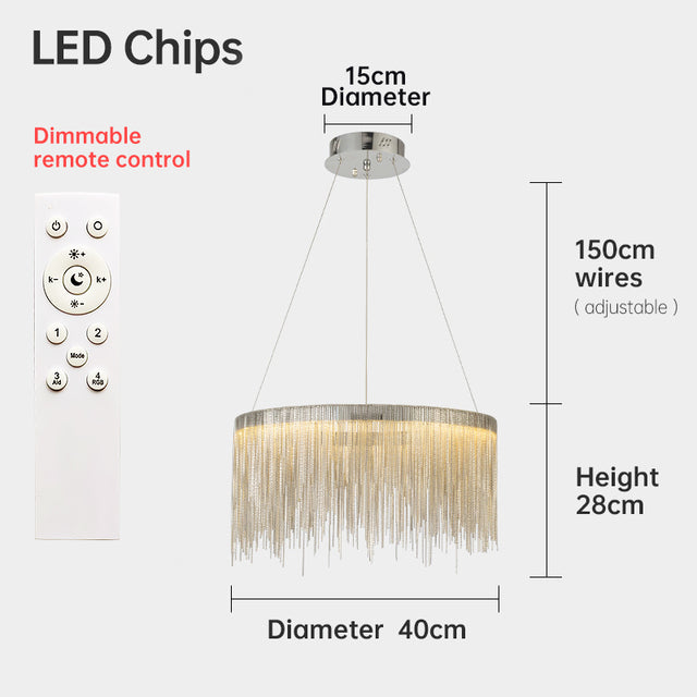 15 inch round crystal raindorp chandelier