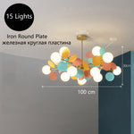 15 lights globe pendant chandelier