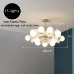 15 lights globe sputnik chandelier