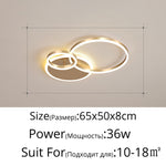 3 heads gold led ceiling light