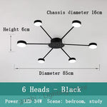 6 light sputnik chandelier​