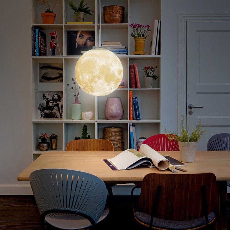 Aesthetic hanging moon light for modern interiors