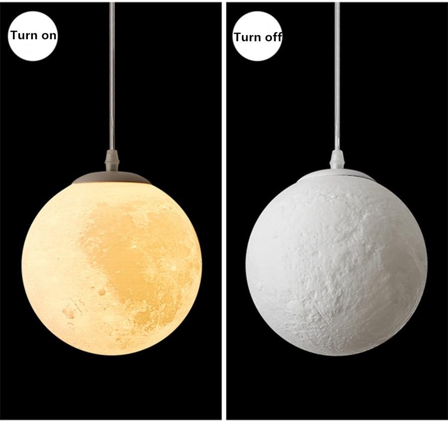 Eco-friendly PLA moon light ceiling lamp
