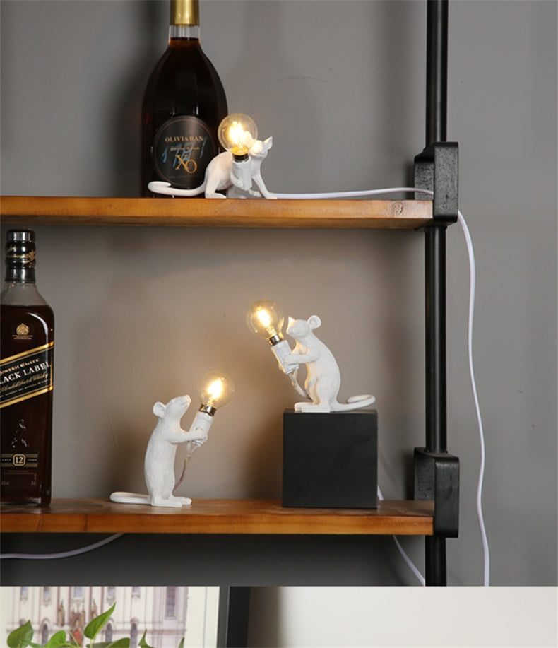 mouse led table lamp lighting homei