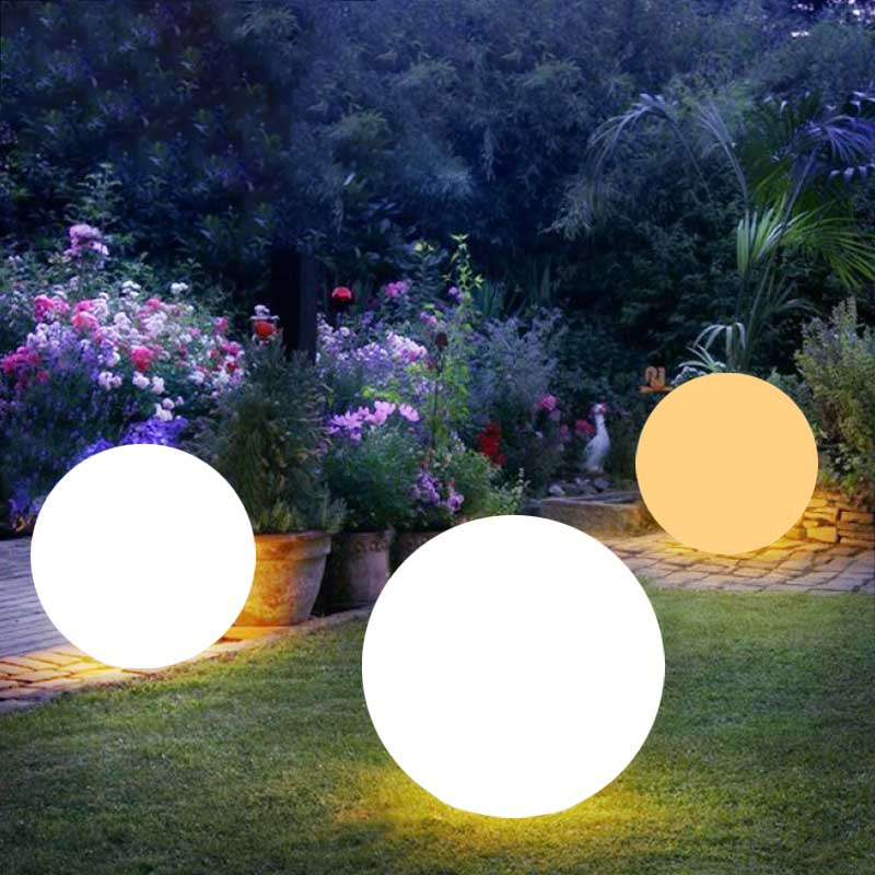 Light up deals garden balls