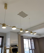 modern linear chandelier Lighting Homei