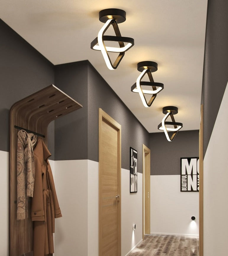 Kingyu light fixture installed in corridor