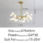 gold brach chandelier