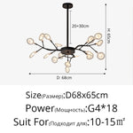 gold branch chandelier