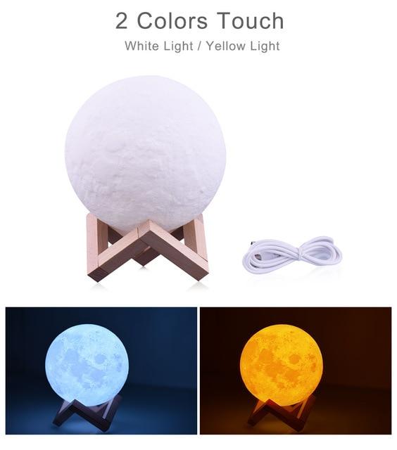 Moon lamp gift box set for kids and adults