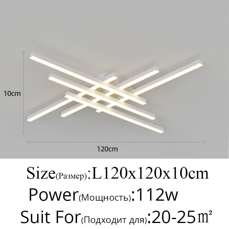 Light Rods Flush Mount Ceiling Light Lighting Homei