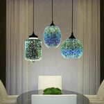 Starburst Glass Pendant Light