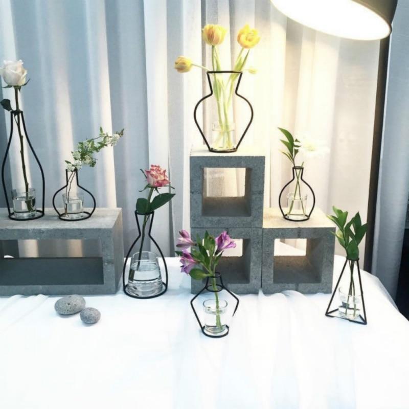 metal vases