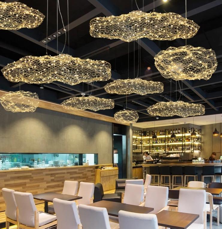 Luxury Cloud Pendant Light - Firefly Inspired Hanging Lamp