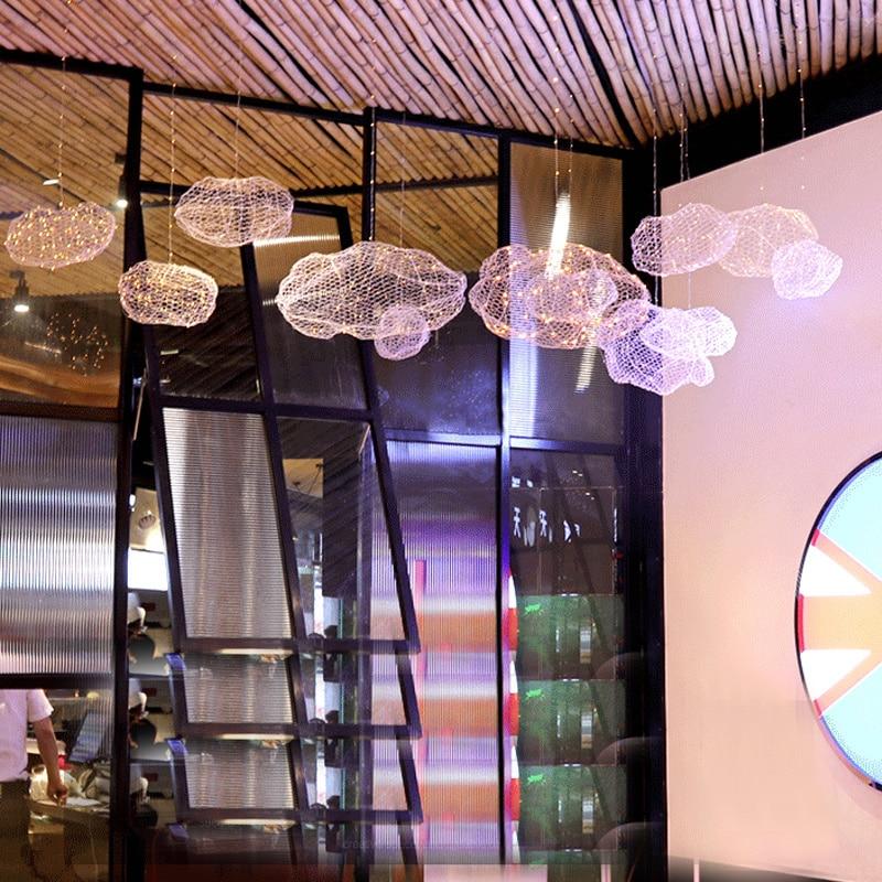 Starlight Cloud LED Pendant - Artistic Lighting for Restaurants