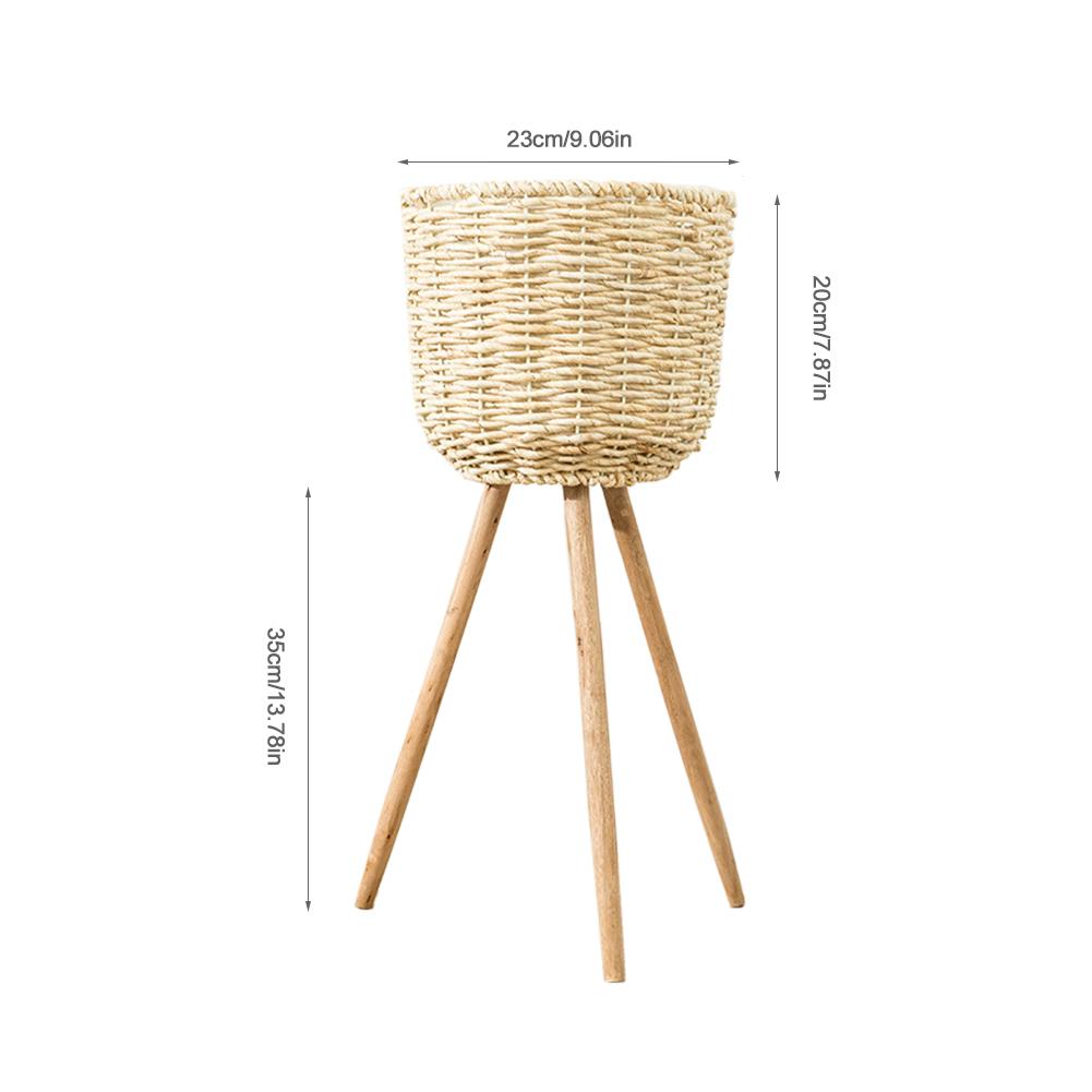 Bamboo Standing Basket Lalla Lamps Store