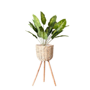 Bamboo Standing Basket Lalla Lamps Store