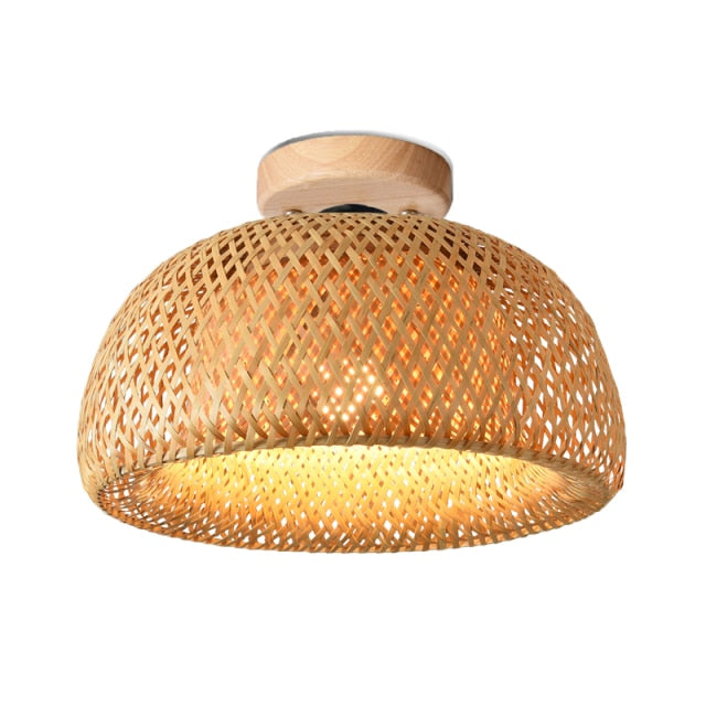 bamboo ceiling light