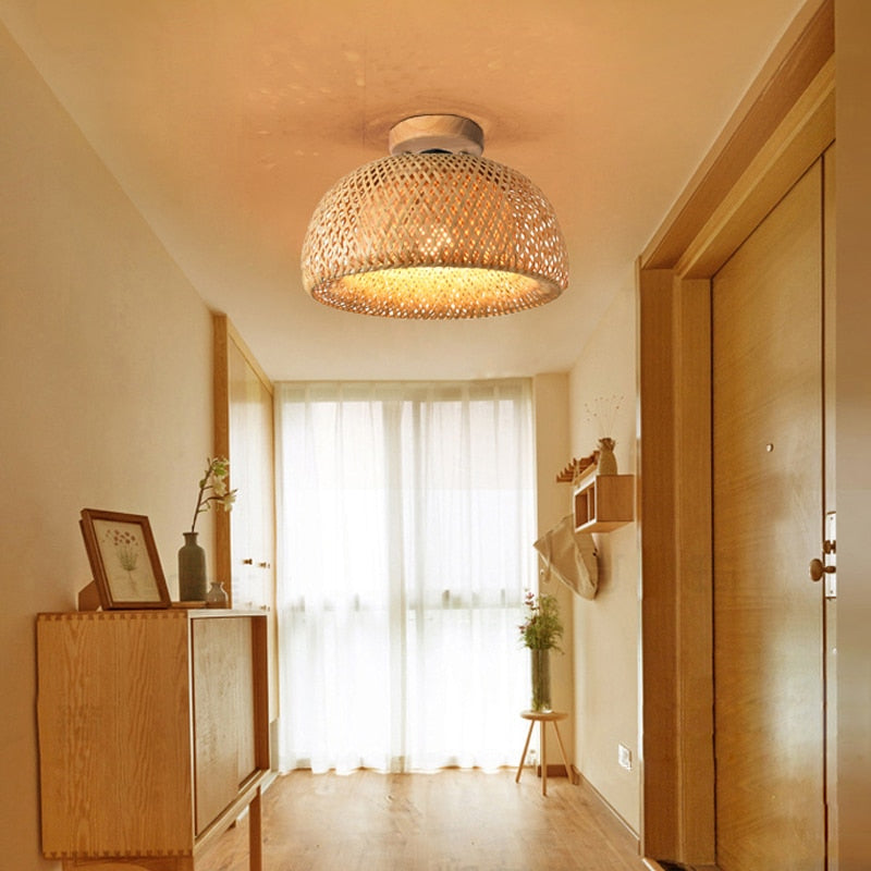 bamboo pendant light