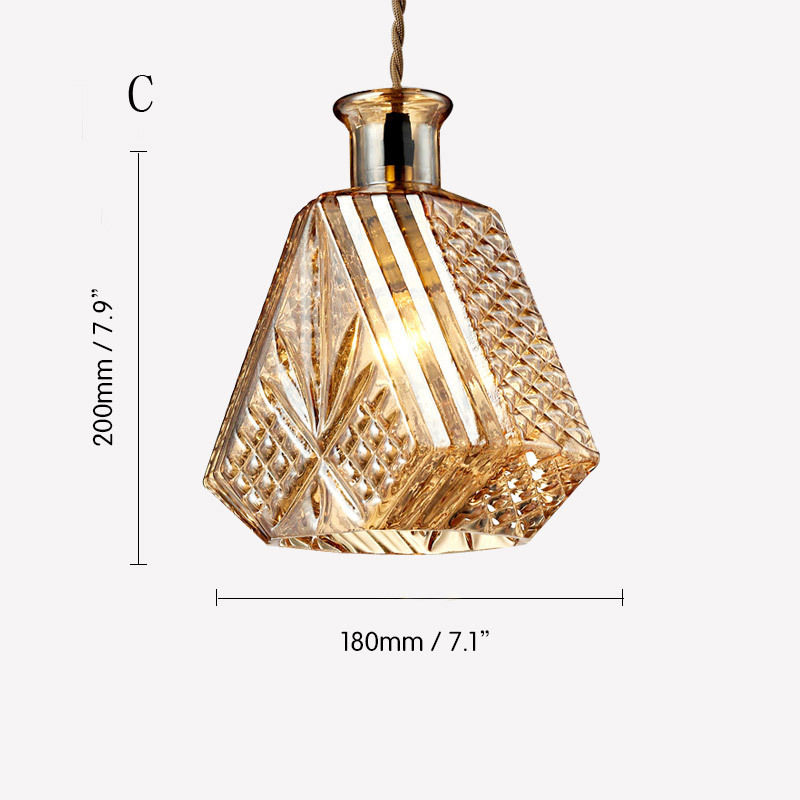 bar lights hanging amber