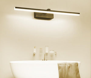 black bathroom wall sconces