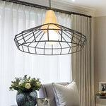 black cage light pendant​