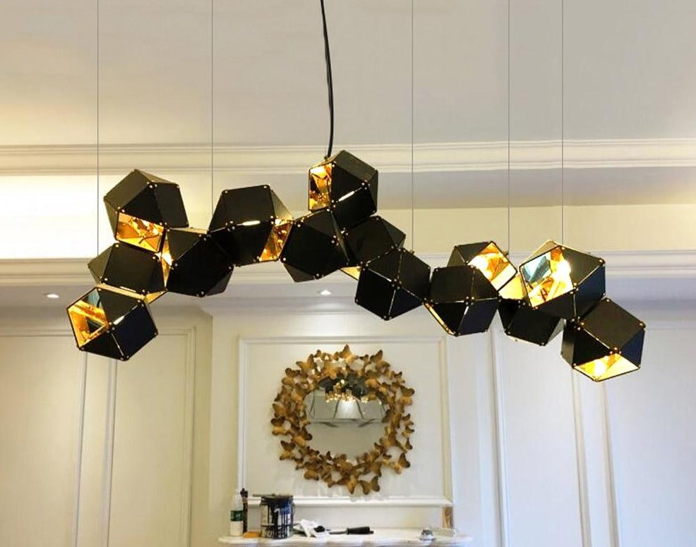 black farmhouse chandelier​