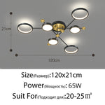 black flush mount sputnik ceiling light