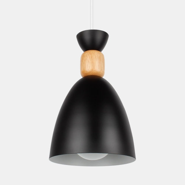 black pendant dining room light