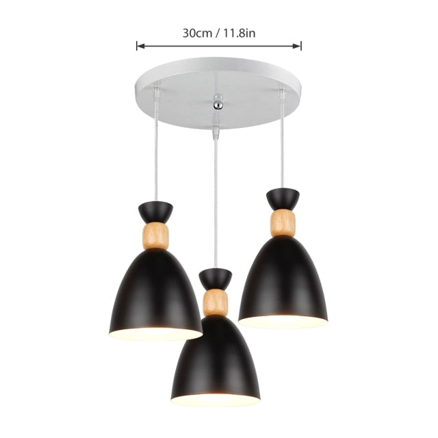 black round 3 light gray round pendant dining room light