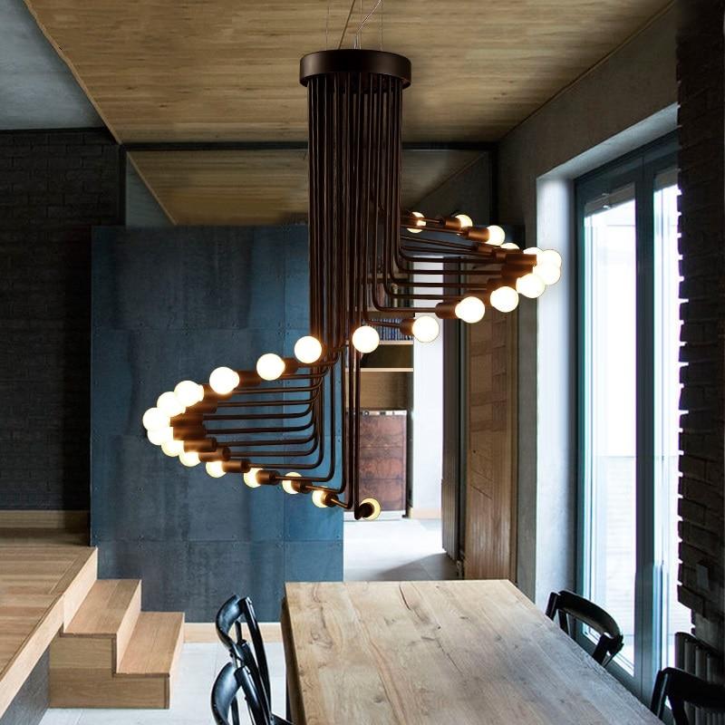 high ceiling chandelier spiral