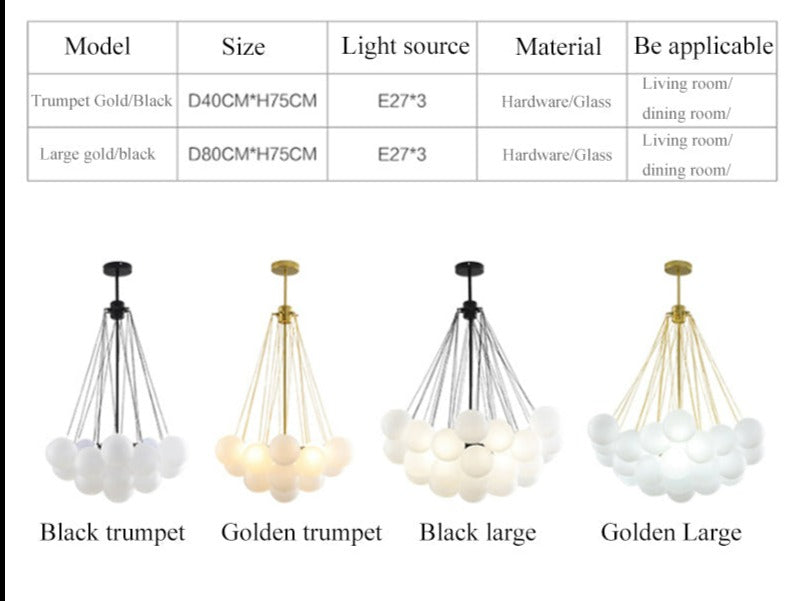 Elegant Bubble Chandeliers for Home Decor