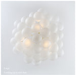 bubble light chandelier