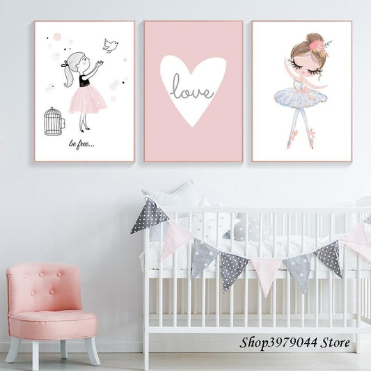 Children Canvas Wall Art - Lala Lamps Store