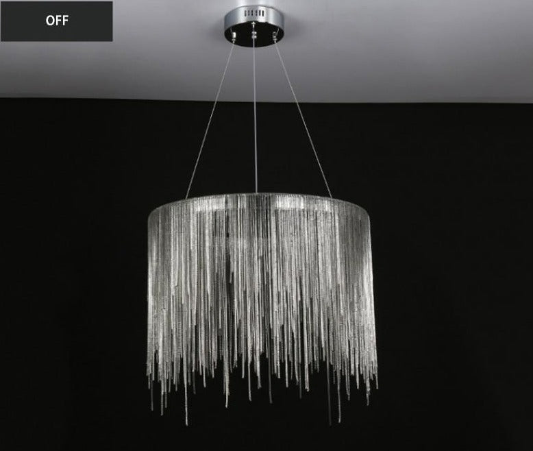 modern crystal raindrop chandelier