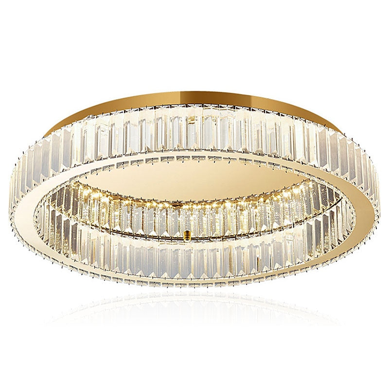crystal round led ceiling light