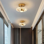 crystal semi flush mount ceiling lights