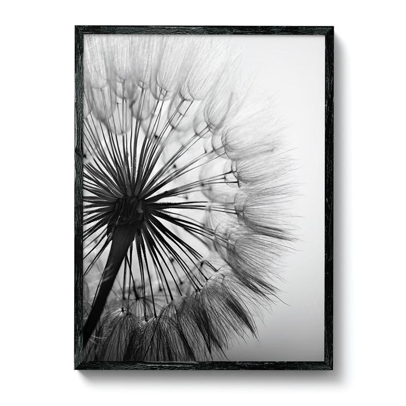 Dandelion Flower Canvas Wall Art - Lala Lamps Store