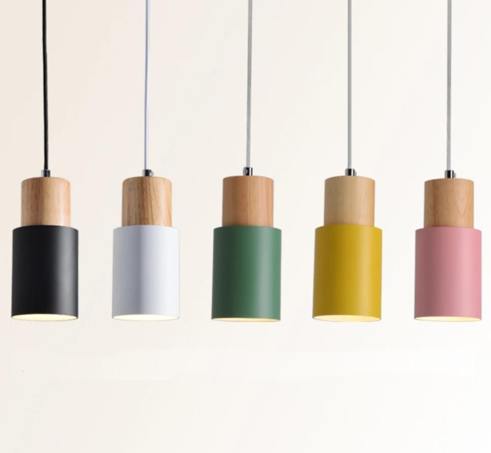 wood pendant light colorful | Lighting Homei