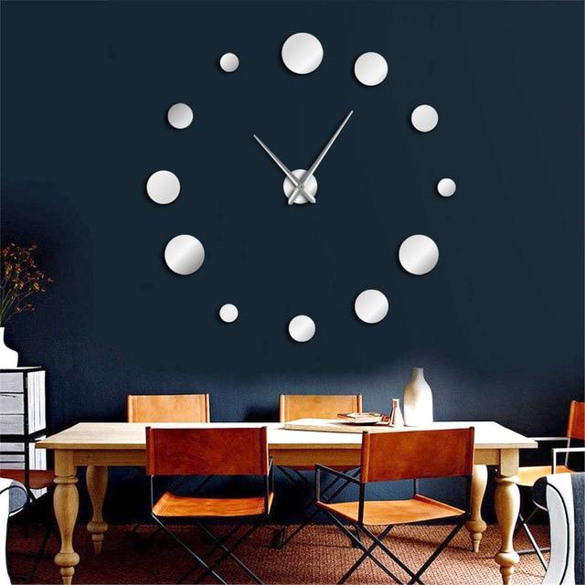 DIY Large Frameless Clock Lala Lamps Store